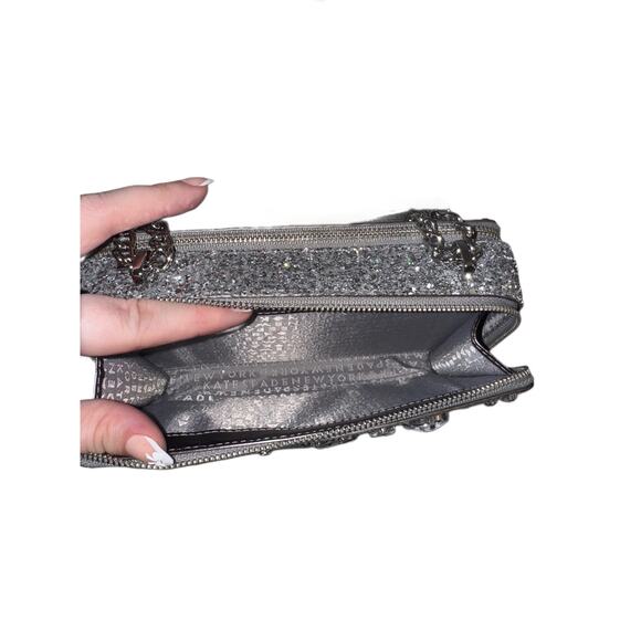 Kate Spade Silver Glitter Crystal-Embellished crossbody or shoulder bag - Picture 15 of 17